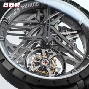 ROGER DUBUIS EXCALIBUR TOURBILLON RDDBEX 0889 BLACK FAKE WATCH 42MM 2 ĐỒNG HỒ ROGER DUBUIS EXCALIBUR TOURBILLON RDDBEX 0889 REP 11 BBR FACTORY 42MM (2)