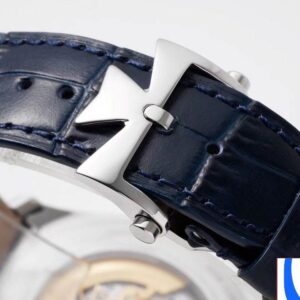 VACHERON CONSTANTIN FIFTYSIX 4000E IMITATION LUXURY WATCHES BLUE DIAL STAINLESS STEEL BLACK LEATHER STRAP ZF FACTORY 40MM 6 ĐỒNG HỒ VACHERON CONSTANTIN FIFTYSIX 4000E DÂY DA REP 11 ZF FACTORY 40MM (2)