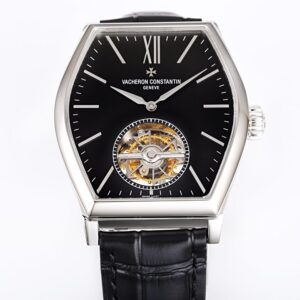 VACHERON CONSTANTIN MALTE TOURBILLON 30130 GOOD IMITATION WATCHES BLACK DIAL LEATHER STRAP 38X49MM 3 ĐỒNG HỒ VACHERON CONSTANTIN MALTE TOURBILLON 30130 MẶT ĐEN REP 11 CAO CẤP 38X49MM (2)
