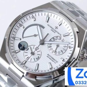VACHERON CONSTANTIN OVERSEA IMITATION WATCHES WHITE DIAL STAINLESS STEEL 42MM 2 ĐỒNG HỒ VACHERON CONSTANTIN OVERSEA REP 11 TWA FACTORY NAM MẶT TRẮNG 42MM (2)