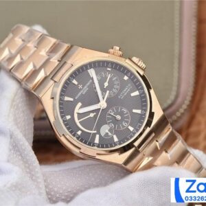VACHERON CONSTANTIN OVERSEA LUXURY REPLICA WATCHES BLACK DIAL ROSE GOLD PLATE TWA 42MM 1 ĐỒNG HỒ VACHERON CONSTANTIN OVERSEA ROSE GOLD MẶT ĐEN FAKE 11 TWA 42MM (2)