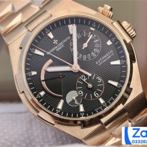 VACHERON CONSTANTIN OVERSEA LUXURY REPLICA WATCHES BLACK DIAL ROSE GOLD PLATE TWA 42MM 3 ĐỒNG HỒ VACHERON CONSTANTIN OVERSEA ROSE GOLD MẶT ĐEN FAKE 11 TWA 42MM (2)