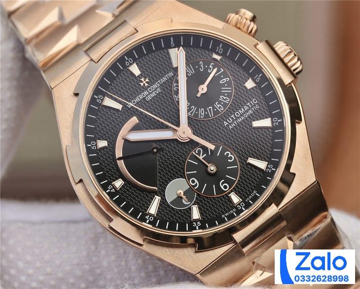 ĐỒNG HỒ VACHERON CONSTANTIN OVERSEA ROSE GOLD MẶT ĐEN FAKE 11 TWA 42MM (5) ĐỒNG HỒ VACHERON CONSTANTIN OVERSEA ROSE GOLD MẶT ĐEN FAKE 11 TWA 42MM (2)