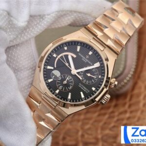 VACHERON CONSTANTIN OVERSEA LUXURY REPLICA WATCHES BLACK DIAL ROSE GOLD PLATE TWA 42MM 2 ĐỒNG HỒ VACHERON CONSTANTIN OVERSEA ROSE GOLD MẶT ĐEN FAKE 11 TWA 42MM (2)
