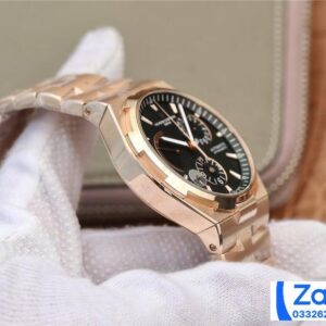 VACHERON CONSTANTIN OVERSEA LUXURY REPLICA WATCHES BLACK DIAL ROSE GOLD PLATE TWA 42MM 5 ĐỒNG HỒ VACHERON CONSTANTIN OVERSEA ROSE GOLD MẶT ĐEN FAKE 11 TWA 42MM (2)