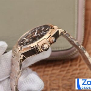 VACHERON CONSTANTIN OVERSEA LUXURY REPLICA WATCHES BLACK DIAL ROSE GOLD PLATE TWA 42MM 4 ĐỒNG HỒ VACHERON CONSTANTIN OVERSEA ROSE GOLD MẶT ĐEN FAKE 11 TWA 42MM (2)