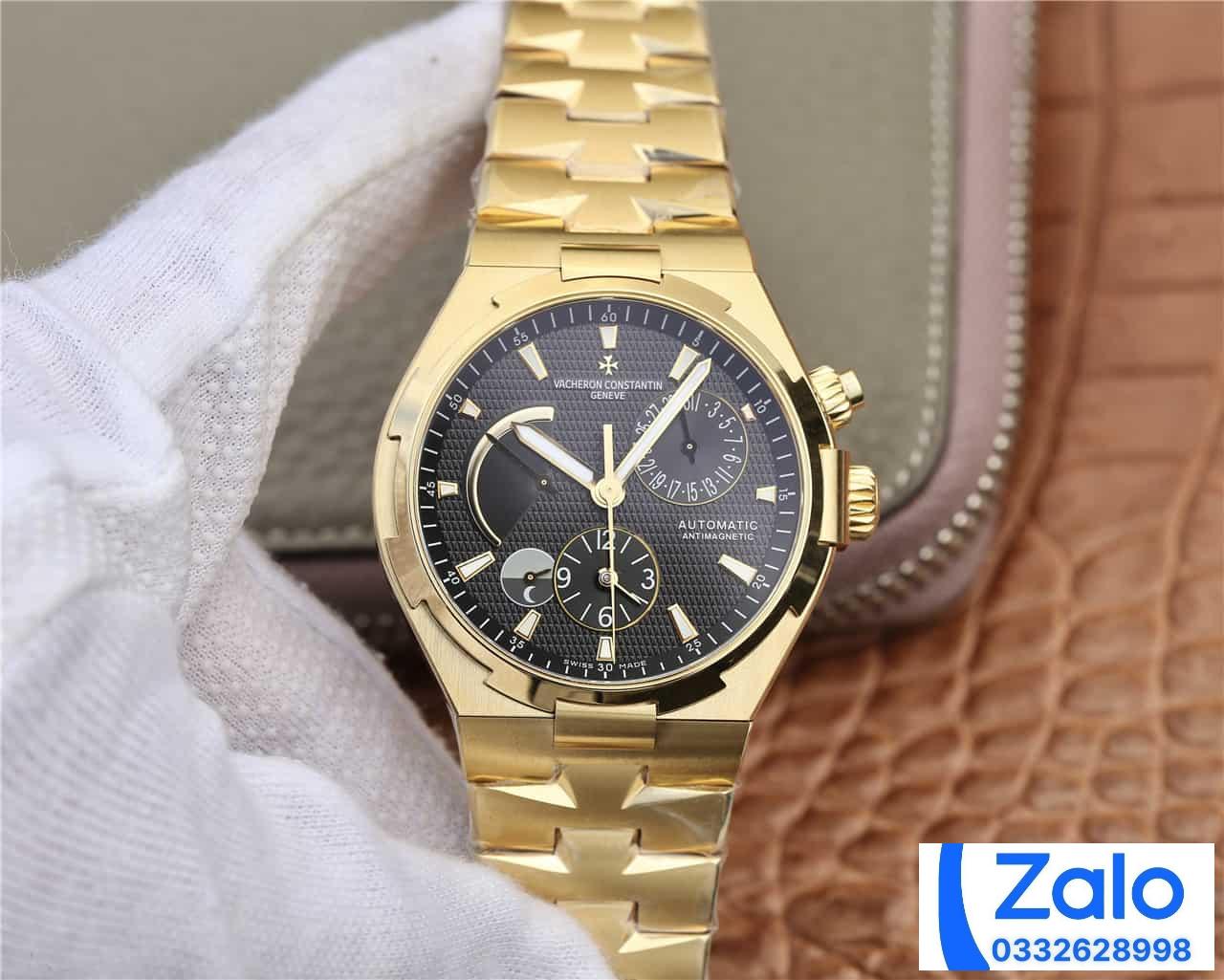 ĐỒNG HỒ VACHERON CONSTANTIN OVERSEA SUPER FAKE 11 TWA FACTORY MẶT ĐEN 42MM (2) ĐỒNG HỒ VACHERON CONSTANTIN OVERSEA SUPER FAKE 11 TWA FACTORY MẶT ĐEN 42MM (2)