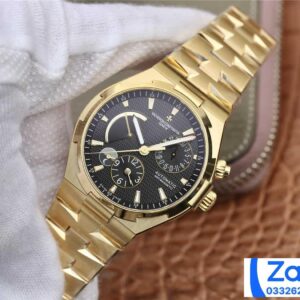 VACHERON CONSTANTIN OVERSEA HIGH END LUXURY REPLICAS BLACK DIAL GOLD PLATE TWA FACTORY 42MM 1 ĐỒNG HỒ VACHERON CONSTANTIN OVERSEA SUPER FAKE 11 TWA FACTORY MẶT ĐEN 42MM (2)