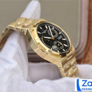 VACHERON CONSTANTIN OVERSEA HIGH END LUXURY REPLICAS BLACK DIAL GOLD PLATE TWA FACTORY 42MM 5 ĐỒNG HỒ VACHERON CONSTANTIN OVERSEA SUPER FAKE 11 TWA FACTORY MẶT ĐEN 42MM (2)