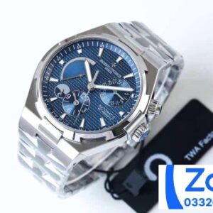 VACHERON CONSTANTIN OVERSEA TWA FACTORY REPLICA WATCHES BLUE DIAL STAINLESS STEEL 42MM 1 ĐỒNG HỒ VACHERON CONSTANTIN OVERSEA TWA FACTORY REP 11 NAM DÂY KIM LOẠI 42MM (2)