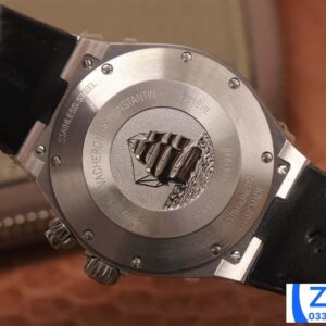 VACHERON CONSTANTIN OVERSEA TWA GOOD IMITATION WATCHES BLUE DIAL LEATHER STRAP 42MM 7 ĐỒNG HỒ VACHERON CONSTANTIN OVERSEA TWA FAKE 11 MẶT XANH DÂY DA 42MM (2)