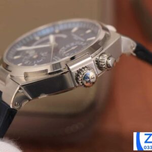 VACHERON CONSTANTIN OVERSEA TWA GOOD IMITATION WATCHES BLUE DIAL LEATHER STRAP 42MM 4 ĐỒNG HỒ VACHERON CONSTANTIN OVERSEA TWA FAKE 11 MẶT XANH DÂY DA 42MM (2)