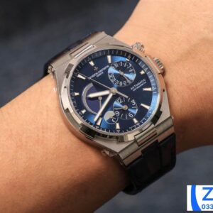 VACHERON CONSTANTIN OVERSEA TWA GOOD IMITATION WATCHES BLUE DIAL LEATHER STRAP 42MM 8 ĐỒNG HỒ VACHERON CONSTANTIN OVERSEA TWA FAKE 11 MẶT XANH DÂY DA 42MM (2)