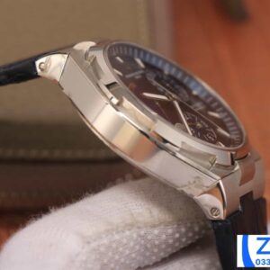 VACHERON CONSTANTIN OVERSEA TWA GOOD IMITATION WATCHES BLUE DIAL LEATHER STRAP 42MM 5 ĐỒNG HỒ VACHERON CONSTANTIN OVERSEA TWA FAKE 11 MẶT XANH DÂY DA 42MM (2)