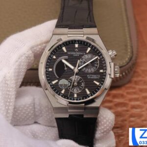 ĐỒNG HỒ VACHERON CONSTANTIN OVERSEA TWA SUPER FAKE 11 NAM MẶT ĐEN 42MM (2)