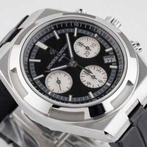 ĐỒNG HỒ VACHERON CONSTANTIN OVERSEAS CHORONOGRAPH 5500V MẶT ĐEN REP 11 42MM 4 ĐỒNG HỒ VACHERON CONSTANTIN OVERSEAS CHORONOGRAPH 5500V MẶT ĐEN REP 11 42MM (2)