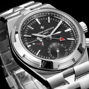 VACHERON CONSTANTIN OVERSEAS DUAL TIME 7900V GOOD IMITATION WATCHES BLACK DIAL STAINLESS STEEL 41MM 2 ĐỒNG HỒ VACHERON CONSTANTIN OVERSEAS DUAL TIME 7900V FAKE 11 CAO CẤP MẶT ĐEN 41MM (2)