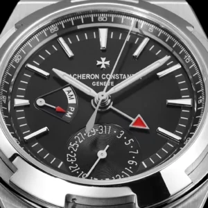 VACHERON CONSTANTIN OVERSEAS DUAL TIME 7900V GOOD IMITATION WATCHES BLACK DIAL STAINLESS STEEL 41MM 3 ĐỒNG HỒ VACHERON CONSTANTIN OVERSEAS DUAL TIME 7900V FAKE 11 CAO CẤP MẶT ĐEN 41MM (2)