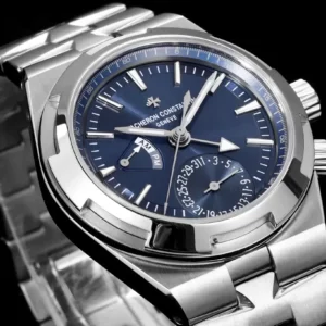 VACHERON CONSTANTIN OVERSEAS DUAL TIME 7900V IMITATION WATCHES BLUE DIAL 41MM 2 ĐỒNG HỒ VACHERON CONSTANTIN OVERSEAS DUAL TIME 7900V REP 11 MẶT XANH 41MM (2)