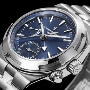 VACHERON CONSTANTIN OVERSEAS DUAL TIME 7900V IMITATION WATCHES BLUE DIAL 41MM 1 ĐỒNG HỒ VACHERON CONSTANTIN OVERSEAS DUAL TIME 7900V REP 11 MẶT XANH 41MM (2)