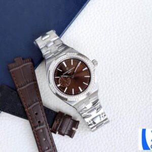 ĐỒNG HỒ VACHERON CONSTANTIN OVERSEAS NỮ MẶT NÂU SUPER FAKE 11 36MM 2 ĐỒNG HỒ VACHERON CONSTANTIN OVERSEAS NỮ MẶT NÂU SUPER FAKE 11 36MM (2)