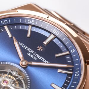 VACHERON CONSTANTIN OVERSEAS TOURBILLON ROSE GOLD 6000V GOOD IMITATION WATCHES BLUE DIAL STAINLESS STEEL 42.5MM 3 ĐỒNG HỒ VACHERON CONSTANTIN OVERSEAS TOURBILLON ROSE GOLD 6000V REP 11 DÂY KIM LOẠI 42 (2)