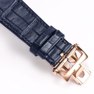 VACHERON CONSTANTIN OVERSEAS TOURBILLON ROSE GOLD 6000V HIGH END REPLICA WATCH LEATHER STRAP BLUE DIAL 42.5MM 6 ĐỒNG HỒ VACHERON CONSTANTIN OVERSEAS TOURBILON ROSE GOLD 6000V REP 11 MẶT XANH 42 (2)
