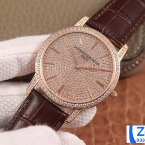 ĐỒNG HỒ VACHERON CONSTANTIN PATRIMONY ROSE GOLD REP 11 ĐÍNH ĐÁ EA FACTORY 40MM 1 ĐỒNG HỒ VACHERON CONSTANTIN PATRIMONY ROSE GOLD REP 11 ĐÍNH ĐÁ EA FACTORY 40MM (2)