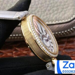 BREGUET QUEEN OF NAPLES WOMAN'S MOP DIAL REPLICA WATCH 28.45×36.5MM 4 ĐỒNG HỒ BREGUET QUEEN OF NAPLES NỮ MẶT KHẢM XÀ CỪ REPLICA CAO CẤP 28.45×36 (2)