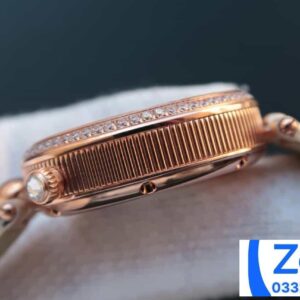 BREGUET QUEEN OF NAPLES REPLICA WATCH ROSE PLATED GOLD 28.45×36.5MM 3 ĐỒNG HỒ BREGUET QUEEN OF NAPLES REPLICA 11 THỤY SỸ NỮ DÂY DA TRẮNG 28.45×36 (2)