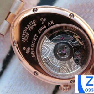 BREGUET QUEEN OF NAPLES REPLICA WATCH ROSE PLATED GOLD 28.45×36.5MM 6 ĐỒNG HỒ BREGUET QUEEN OF NAPLES REPLICA 11 THỤY SỸ NỮ DÂY DA TRẮNG 28.45×36 (2)