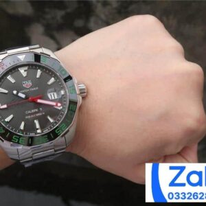 TAG HEUER AQUARACER 300M REPLICA WATCH GREY DIAL AUTOMATIC 43MM 8 ĐỒNG HỒ TAG HEUER AQUARACER 300M REPLICA 11 NAM DÂY KIM LOẠI 43MM (2)
