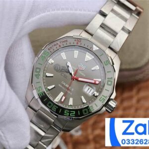 TAG HEUER AQUARACER 300M REPLICA WATCH GREY DIAL AUTOMATIC 43MM 2 ĐỒNG HỒ TAG HEUER AQUARACER 300M REPLICA 11 NAM DÂY KIM LOẠI 43MM (2)