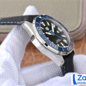 TAG HEUER AQUARACER 300M WAY211B REPLICA WATCH BLUE BEZEL 41MM 5 ĐỒNG HỒ TAG HEUER AQUARACER 300M WAY211B REPLICA 11 NAM CỌC SỐ DA QUANG 41MM (2)