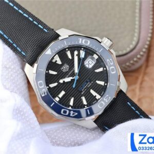 TAG HEUER AQUARACER 300M WAY211B REPLICA WATCH BLUE BEZEL 41MM 2 ĐỒNG HỒ TAG HEUER AQUARACER 300M WAY211B REPLICA 11 NAM CỌC SỐ DA QUANG 41MM (2)