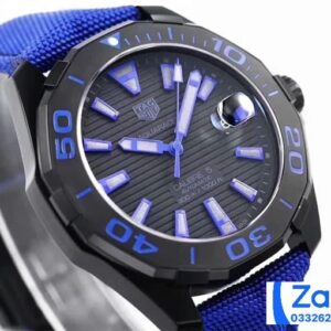 TAG HEUER AQUARACER WAY208B BLUE REPLICA WATCH 43MM 4 ĐỒNG HỒ TAG HEUER AQUARACER WAY208B NAM MÀU XANH REPLICA 11 43MM (2)