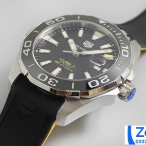 TAG HEUER AQUARACER WAY208B REPLICA RUBBER STRAP BLACK WATCH 43MM 3 ĐỒNG HỒ TAG HEUER AQUARACER WAY208B REPLICA 11 NAM CỌC SỐ DA QUANG 43MM (2)