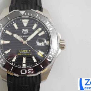 TAG HEUER AQUARACER WAY208B REPLICA RUBBER STRAP BLACK WATCH 43MM 1 ĐỒNG HỒ TAG HEUER AQUARACER WAY208B REPLICA 11 NAM CỌC SỐ DA QUANG 43MM (2)