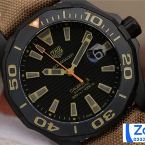 TAG HEUER AQUARACER WAY208C SUPER FAKE WATCH BLACK DIAL 43MM 3 ĐỒNG HỒ TAG HEUER AQUARACER WAY208C REPLICA 11 NAM MÁY CƠ AUTOMATIC 43MM (2)