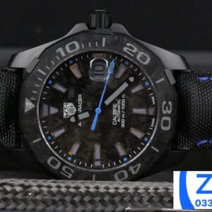 TAG HEUER AQUARACER WBD218C BEST COPIES FABRIC STRAP 41MM 1 ĐỒNG HỒ TAG HEUER AQUARACER WBD218C REPLICA 11 NAM KIM XANH 41MM (2)