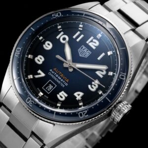 TAG HEUER AUTAVIA WBE5116 REP BLUE DIAL WATCHES 40.3MM 3 ĐỒNG HỒ TAG HEUER AUTAVIA WBE5116 REP 11 THỤY SỸ NAM MẶT XANH 40 (2)