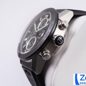 TAG HEUER CARRERA CHORONOGRAPH CAR201Z REP WATCH LUMINOUS NUMBER 43MM 4 ĐỒNG HỒ TAG HEUER CARRERA CHORONOGRAPH CAR201Z REP 11 NAM DÂY CAO SU 43MM (2)