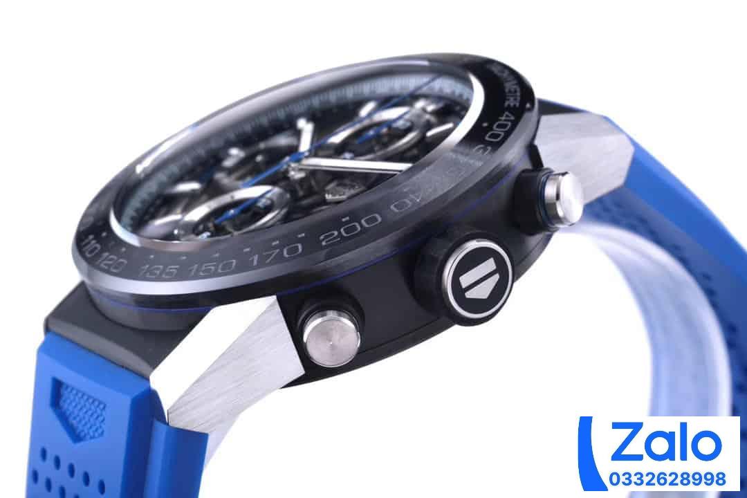 ĐỒNG HỒ TAG HEUER CARRERA CHORONOGRAPH CAR2A1T REPLICA 11 NAM DÂY CAO SU 45MM (1) ĐỒNG HỒ TAG HEUER CARRERA CHORONOGRAPH CAR2A1T REPLICA 11 NAM DÂY CAO SU 45MM (2)