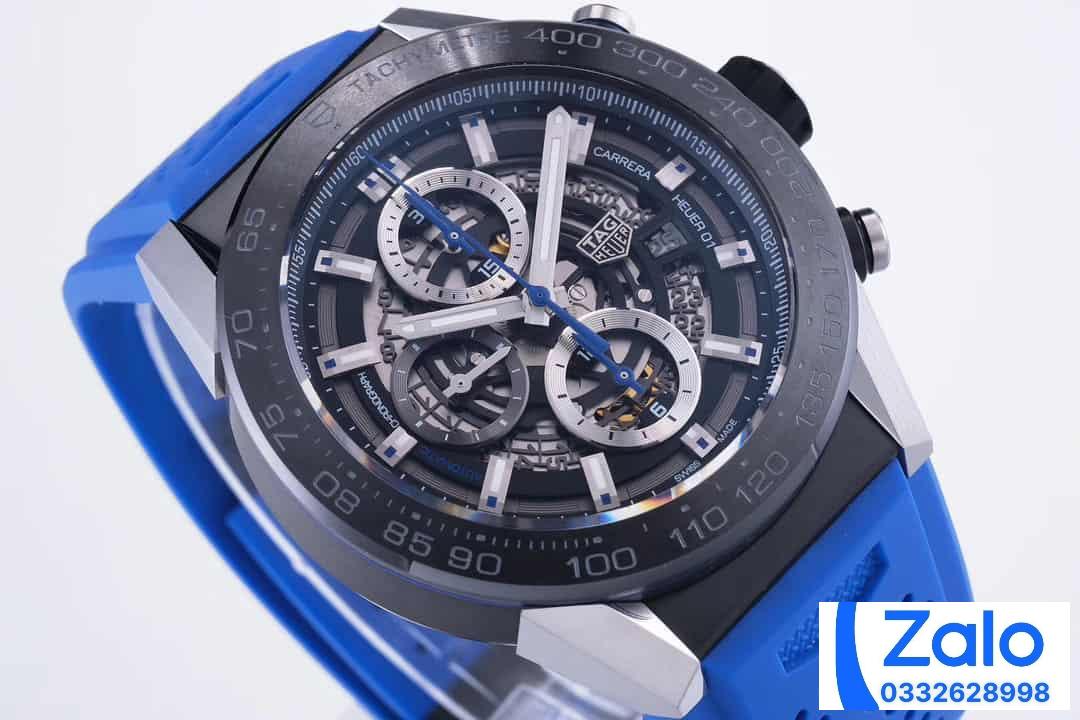 ĐỒNG HỒ TAG HEUER CARRERA CHORONOGRAPH CAR2A1T REPLICA 11 NAM DÂY CAO SU 45MM (5) ĐỒNG HỒ TAG HEUER CARRERA CHORONOGRAPH CAR2A1T REPLICA 11 NAM DÂY CAO SU 45MM (2)