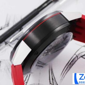 TAG HEUER CARRERA CHORONOGRAPH CAR2A1Z FAKE WATCH RED RUBBER STRAP 45MM 5 ĐỒNG HỒ TAG HEUER CARRERA CHORONOGRAPH CAR2A1Z REPLICA CAO CẤP 45MM (2)