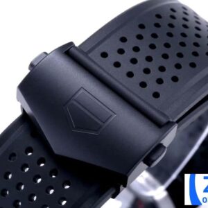 TAG HEUER CARRERA CHORONOGRAPH CR2A1Z BLACK RUBBER STRAP REP WATCH 45MM 8 ĐỒNG HỒ TAG HEUER CARRERA CHORONOGRAPH CR2A1Z DÂY CAO SU ĐEN REP 11 45MM (2)