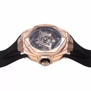 ĐỒNG HỒ NAM HUBLOT BIG BANG REPLICA ROSE GOLD MẶT ĐEN 45MM 3 ĐỒNG HỒ NAM HUBLOT BIG BANG REPLICA ROSE GOLD MẶT ĐEN 45MM (1)