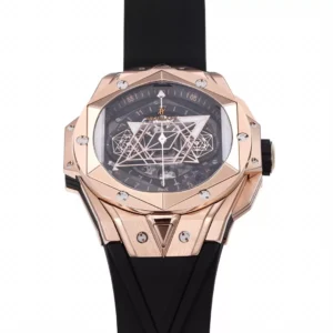 ĐỒNG HỒ NAM HUBLOT BIG BANG REPLICA ROSE GOLD MẶT ĐEN 45MM 1 ĐỒNG HỒ NAM HUBLOT BIG BANG REPLICA ROSE GOLD MẶT ĐEN 45MM (1)