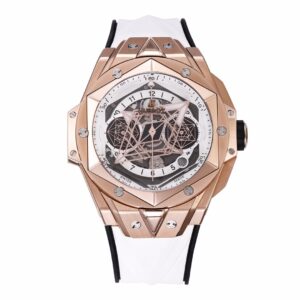 ĐỒNG HỒ NAM HUBLOT BIG BANG ROSE GOLD REPLICA MẶT SỐ TRẮNG 45MM (1)