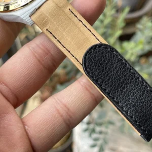 ROLEX DAYTONA DIW WHITE CARBON REPLICA WATCHES YELLOW DIAL 40MM 7 ĐỒNG HỒ ROLEX DAYTONA DIW CARBON REPLICA 11 DÂY MÀU NÂU 40MM (2)